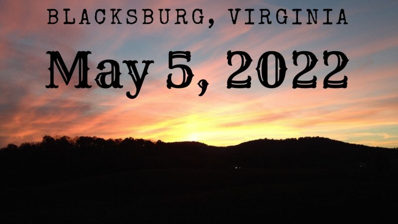 May 5, 2022 Blacksburg VA Forest Landowner Extravaganza