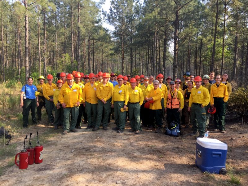 Participants in the 2018 Learn and Burn Workshop. 
